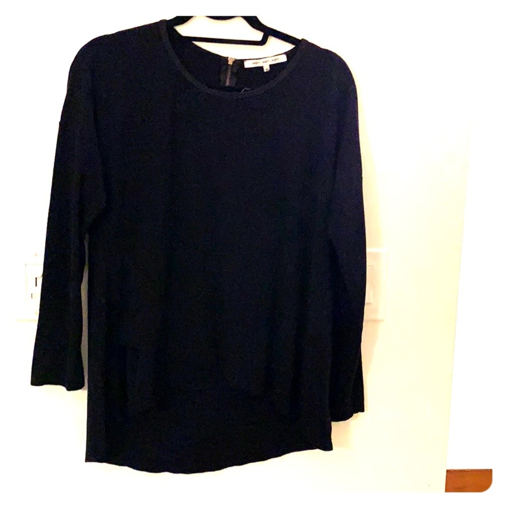 Drop Shoulder Knit Top